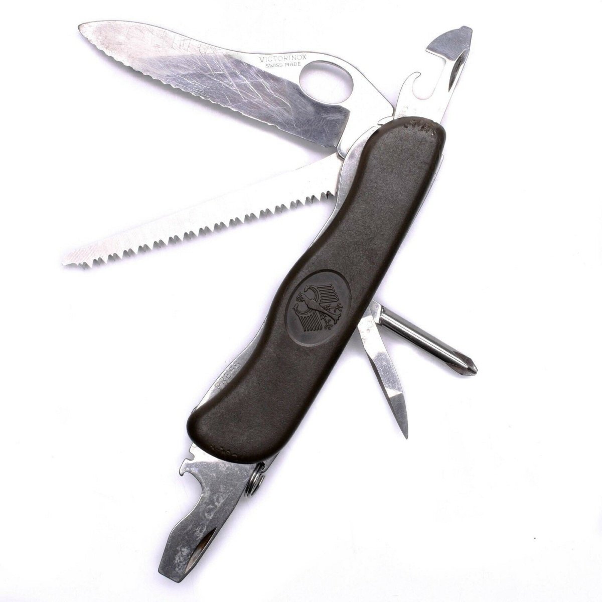 Couteau pliant multi-outil de poche d'origine de l'armée allemande Victorinox fabriqué en Suisse