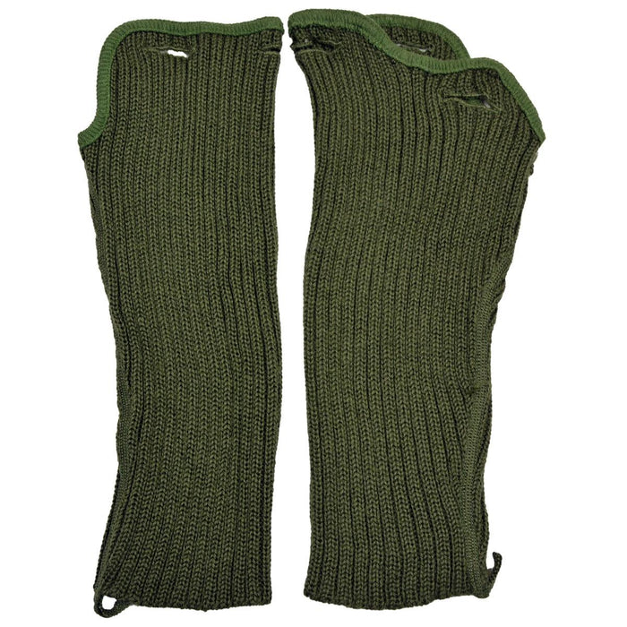 Chauffe-poignets thermiques en coton d'origine de l'armée allemande, olive - GoMilitar