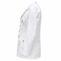 Veste habillée originale de la Bundeswehr allemande Blazer formel boutons dorés blanc