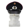 Casquette à visière originale des pompiers allemands, insigne Cocarde BGS bleu