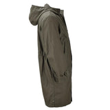 Veste parka longue militaire allemande originale manteau de campagne à capuche olive armée extérieure