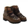 Bottes de randonnée militaires allemandes originales en cuir Vibram Outdoor marron