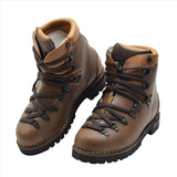 Bottes de randonnée militaires allemandes originales MEINDL en cuir semelle Vibram marron