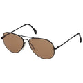 Lunettes de soleil de pilote militaire allemand d'origine Zeiss Aviator Style Nickelfree Brown
