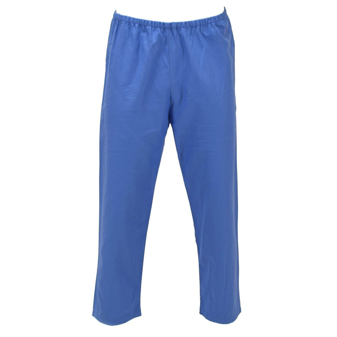 Pantalon de pyjama militaire allemand original, taille élastique, vêtements de nuit décontractés, bleu