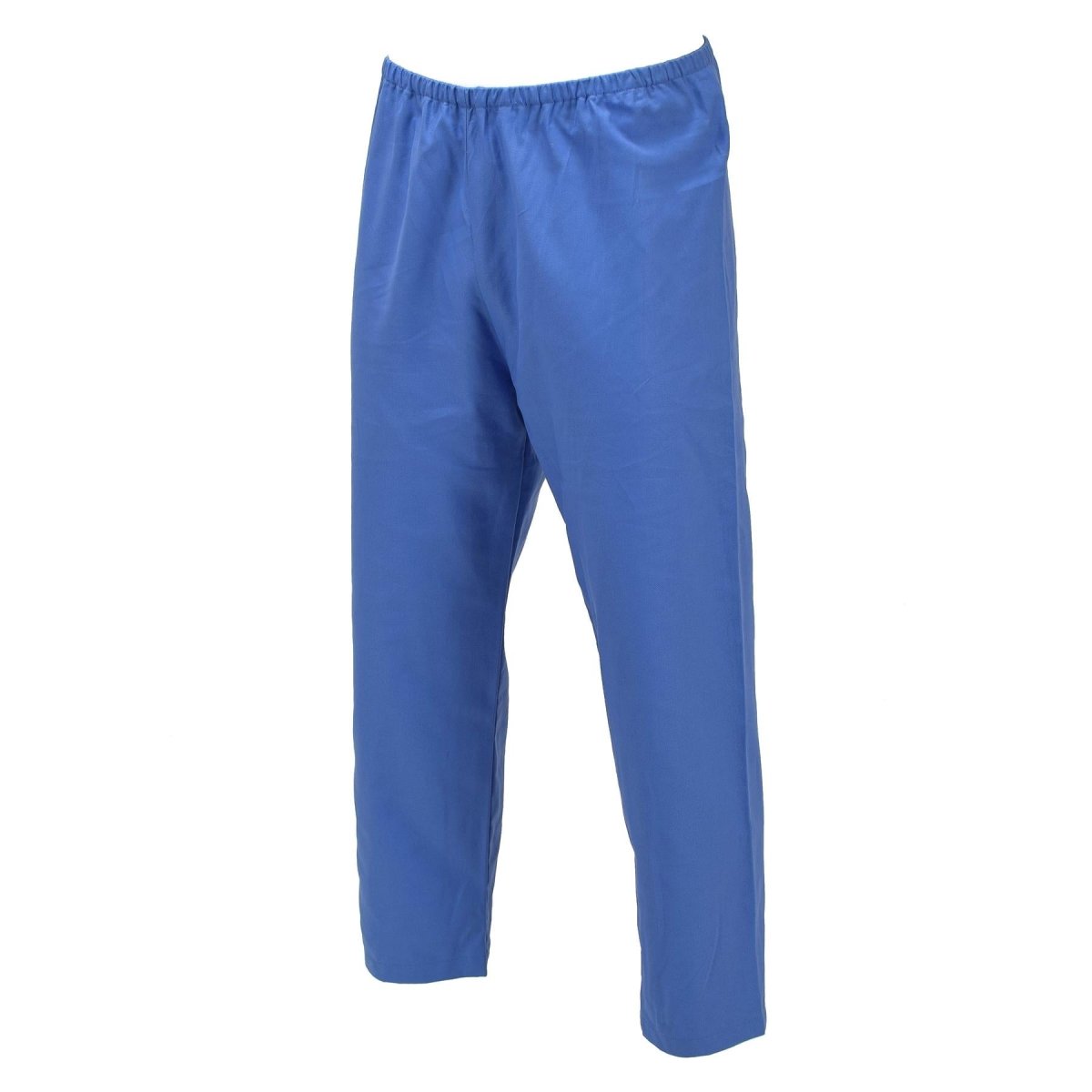 Pantalon de pyjama militaire allemand original, taille élastique, vêtements de nuit décontractés, bleu
