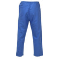Pantalon de pyjama militaire allemand original, taille élastique, vêtements de nuit décontractés, bleu