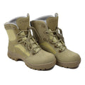 Bottes tactiques militaires allemandes originales imperméables à semelle ronde en caoutchouc kaki NEUVES