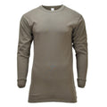 Maillot de corps thermique militaire allemand original, respirant, manches longues, olive