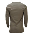 Maillot de corps thermique militaire allemand original, respirant, manches longues, olive