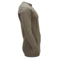 Maillot de corps thermique militaire allemand original, respirant, manches longues, olive
