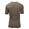 Maillot de corps thermique militaire allemand original en coton à manches courtes, surplus olive