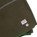Couverture en laine militaire allemande originale 210x200cm style Bundeswehr marron