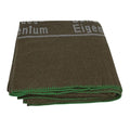 Couverture en laine militaire allemande originale 210x200cm style Bundeswehr marron