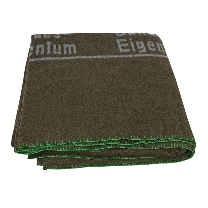 Couverture en laine militaire allemande originale 210x200cm style Bundeswehr marron - GoMilitar