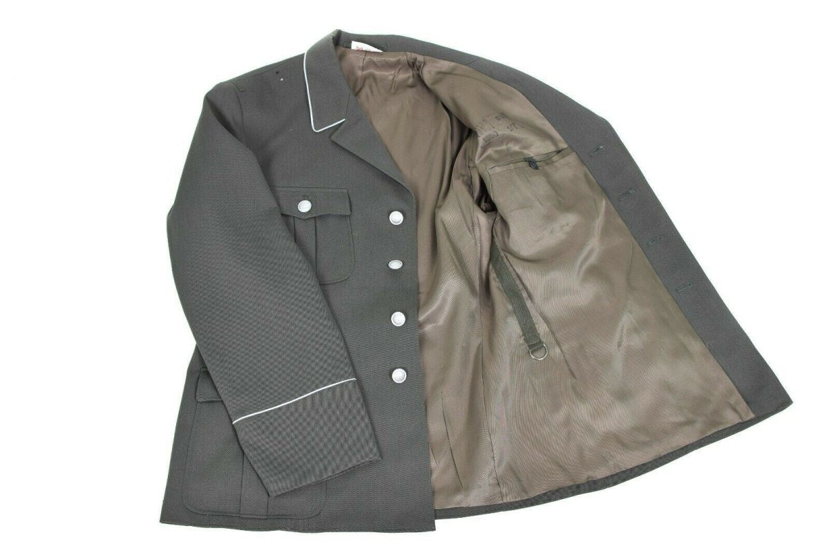Veste de costume d'officier de l'armée allemande NVA originale uniforme militaire gris NEUF
