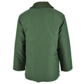 Parka d'officier de police allemande originale, veste chaude à capuche verte coupe-vent