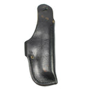 Original German police pistol holster black leather holder - GoMilitar