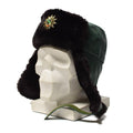 Chapeau d'hiver chaud original de la police allemande pour temps froid, badge ushanka en fausse fourrure NEUF