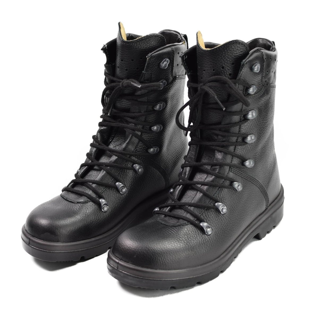 Bottes de combat BDU BW en cuir noir d'origine de l'armée allemande, équipement militaire NEUF