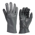 Gants en cuir d'origine de l'armée allemande gris, édition militaire tactique excédentaire