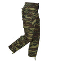 Pantalon de campagne militaire grec original BDU poches cargo camouflage lézard