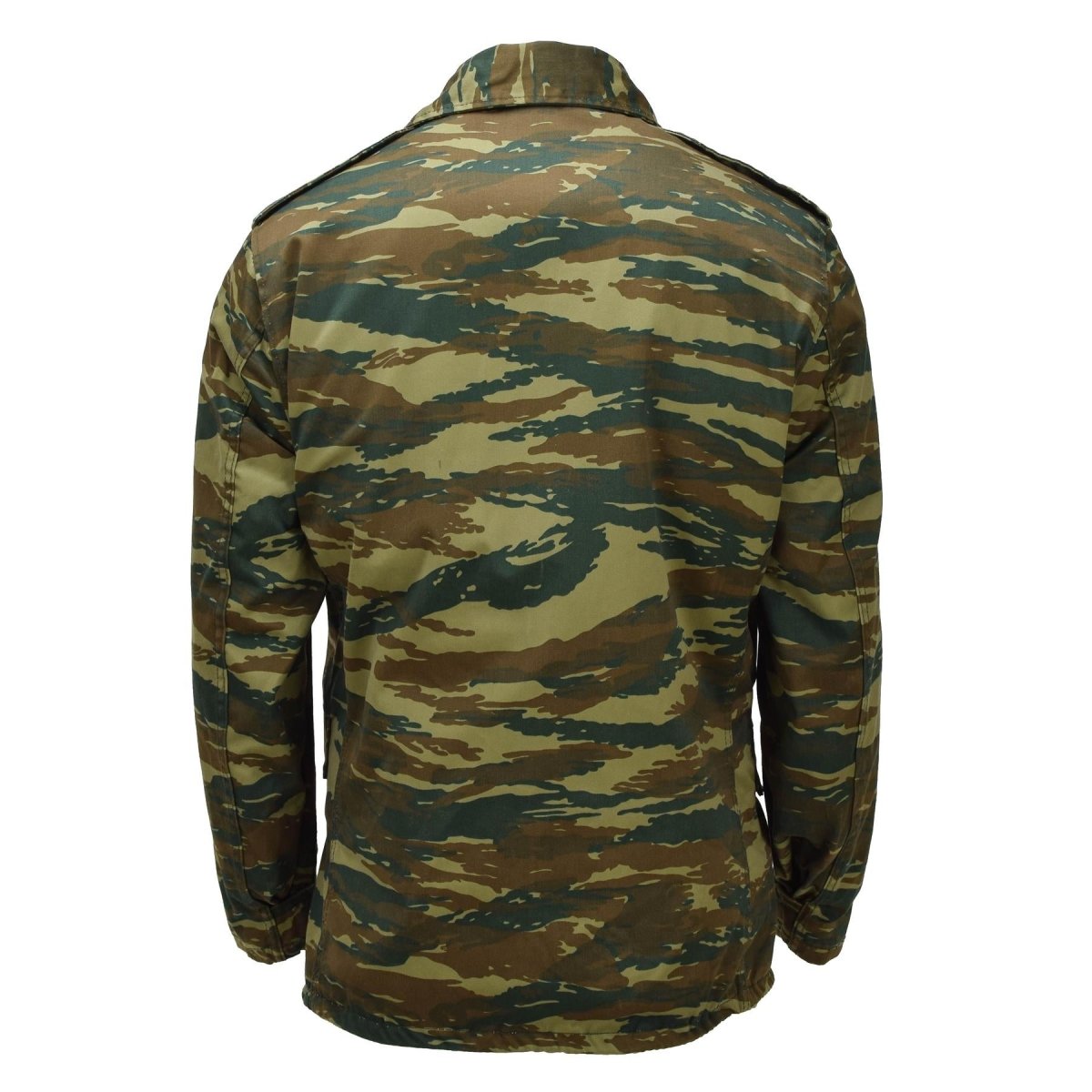 Veste de campagne militaire grecque originale M65, doublure amovible, problème militaire, camouflage lézard