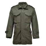 Veste d'uniforme de campagne militaire grecque originale M65 parka de surplus de l'armée olive NEUF