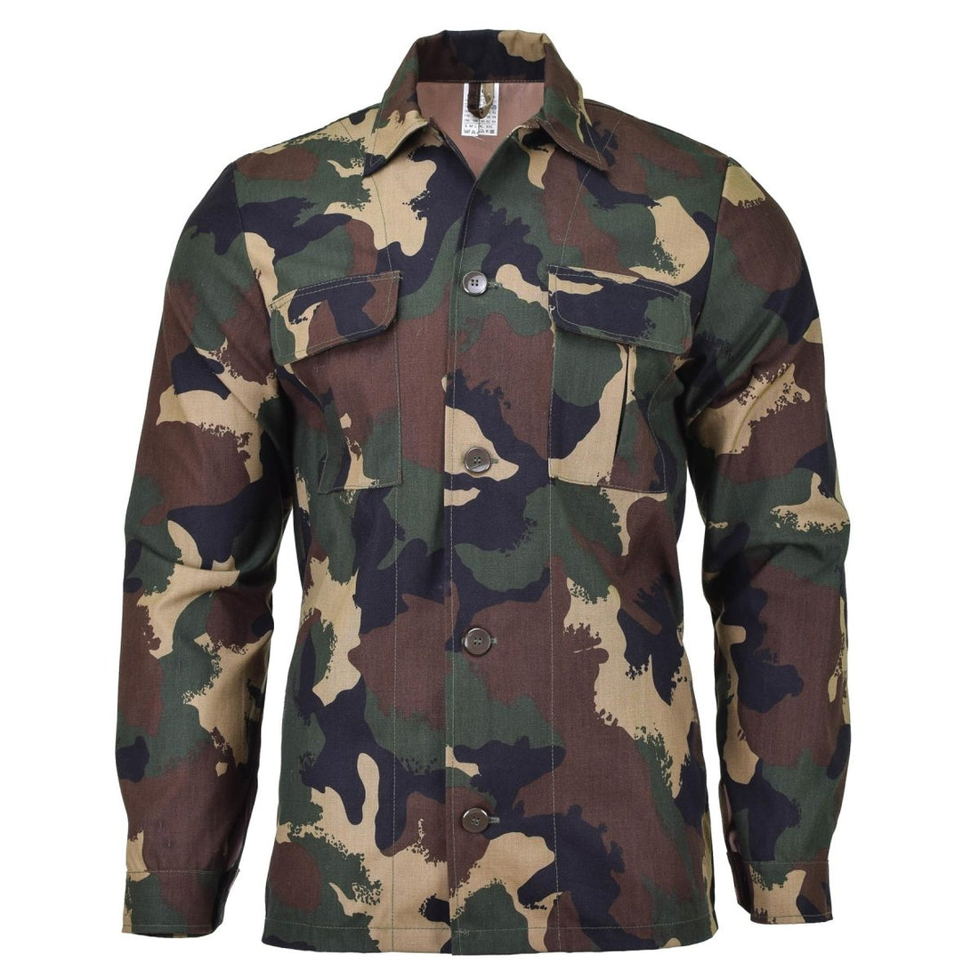 Chemisier de combat d'origine de l'armée hongroise, chemise camouflage, surplus militaire, NEUF