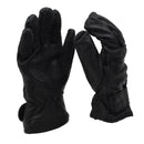 Original Hungarian Army Leather Gloves Lined Military Winter Outdoor Black - GoMilitar
