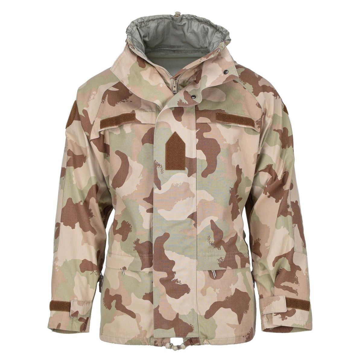 Veste de pluie originale de l'armée hongroise, camouflage de combat, imperméable, à capuche, pour le désert