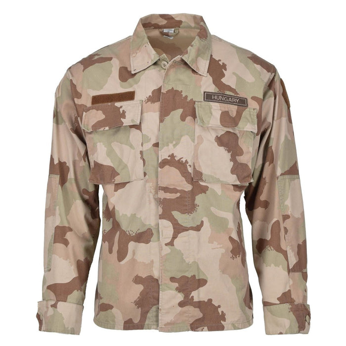 Veste tactique militaire hongroise originale, chemise camouflage du désert de combat légère - GoMilitar