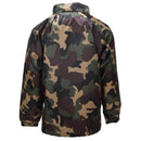 Veste imperméable militaire hongroise d'origine, capuche enroulable, bouton rabat, camouflage M93, camouflage tactique pour une utilisation en extérieur