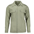 Chemise de combat militaire originale hongroise olive à manches longues avec poches sur le terrain NOUVEAU\