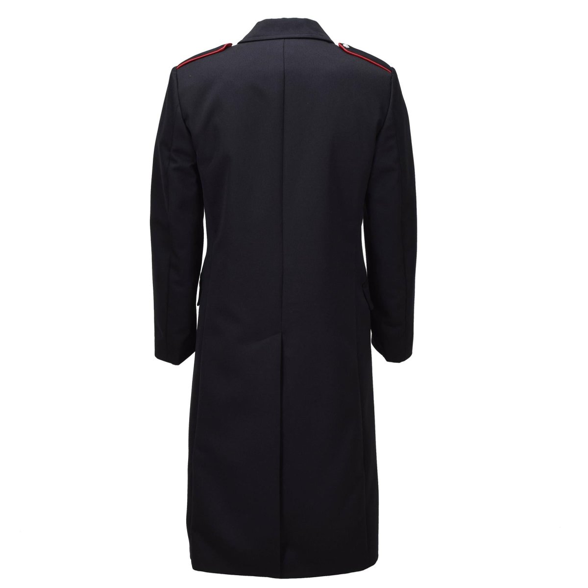 Manteau en laine des carabiniers de l'armée italienne d'origine, uniforme à double boutonnage noir