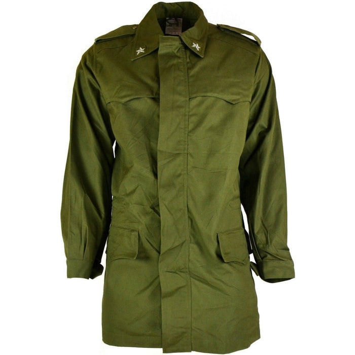 Veste militaire parka vert olive originale de l'armée italienne manteau en surplus BDU - GoMilitar