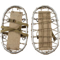 Chaussures de neige originales de l'armée italienne, cadre en aluminium militaire, sangles d'hiver