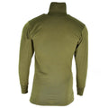Chemise en tricot originale de l'armée italienne avec fermeture éclair, sous-vêtement thermique F1 vert OD NEUF