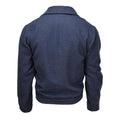 Veste vintage ike originale de l'armée italienne en laine, chemisier, robe, uniforme, bleu