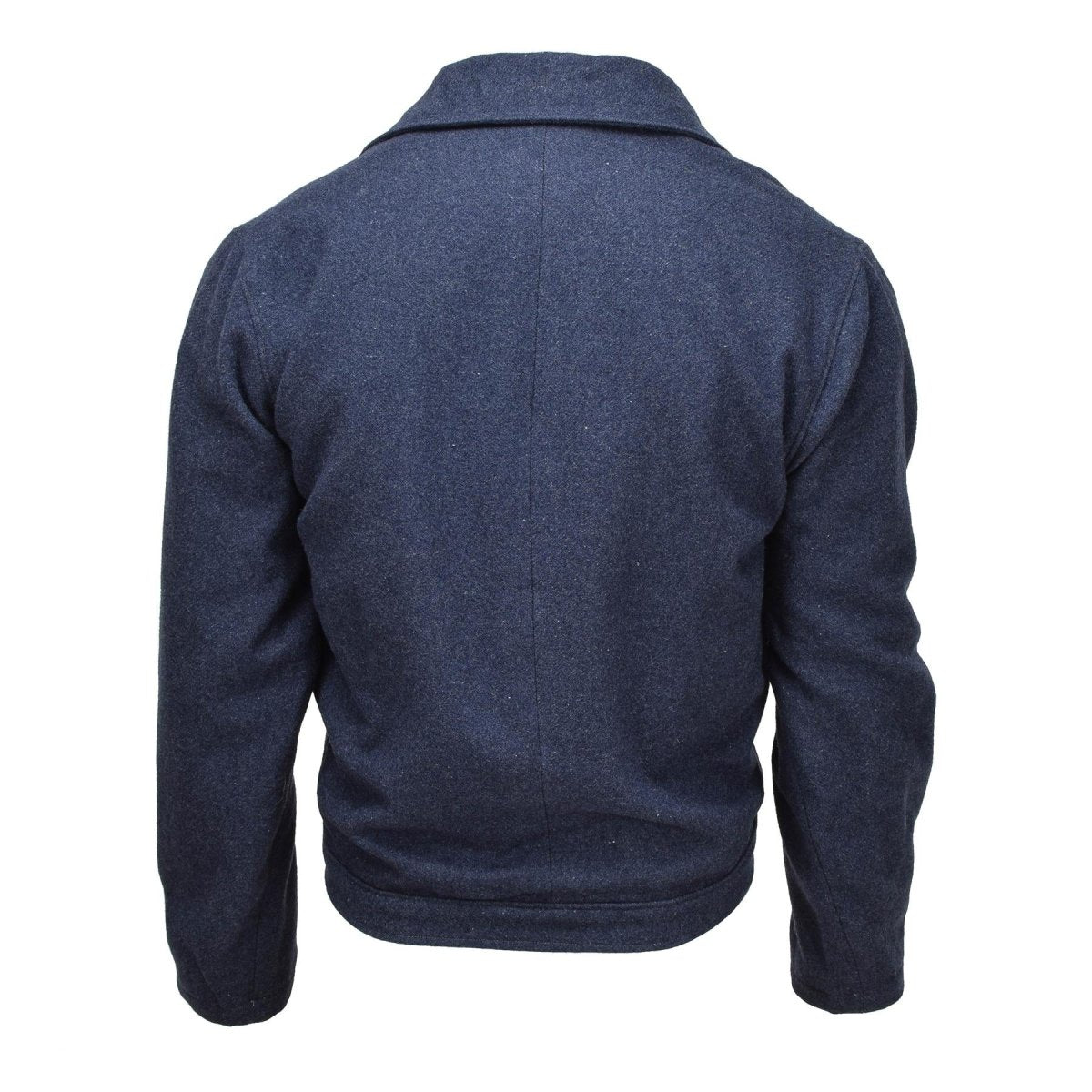 Veste vintage ike originale de l'armée italienne en laine, chemisier, robe, uniforme, bleu