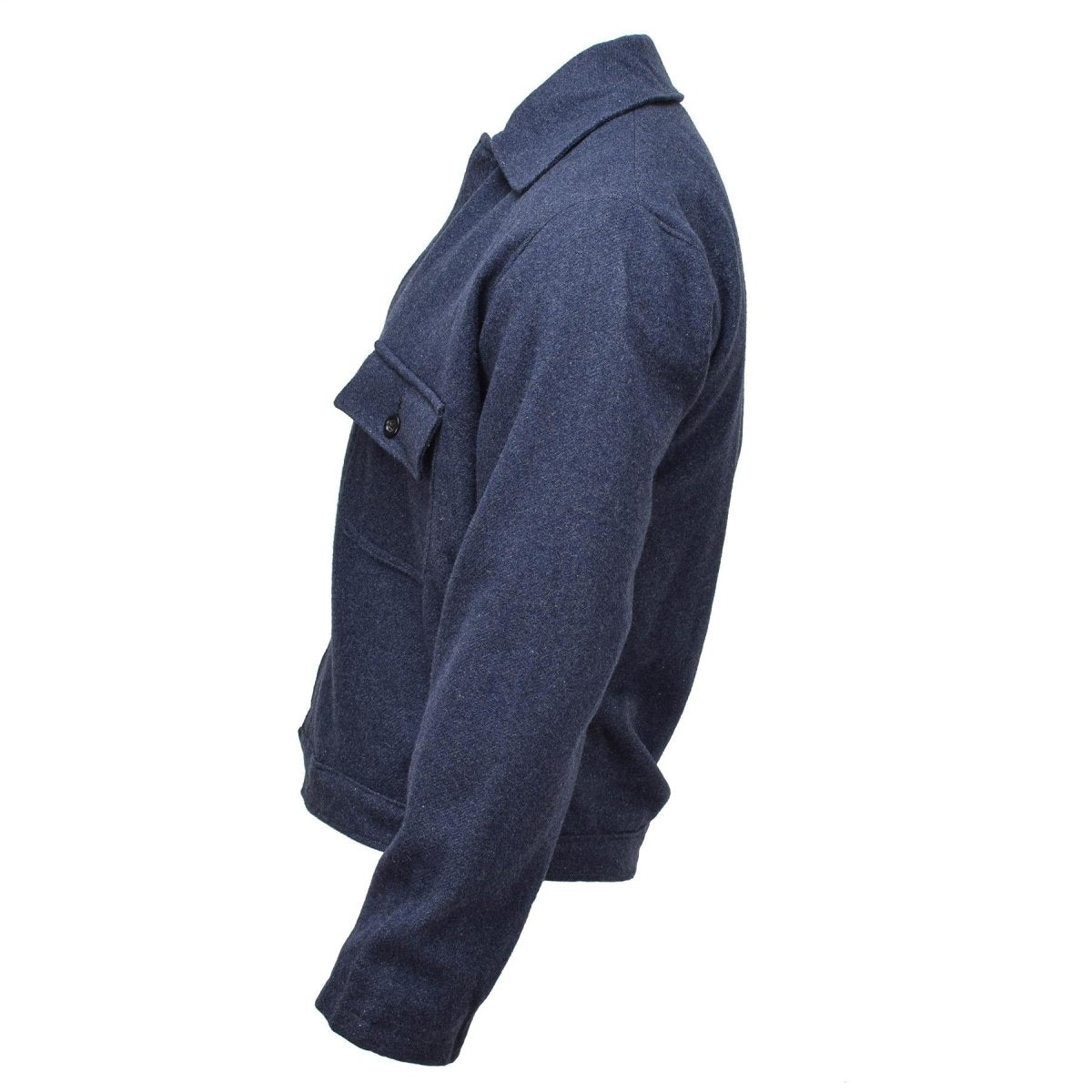 Veste vintage ike originale de l'armée italienne en laine, chemisier, robe, uniforme, bleu