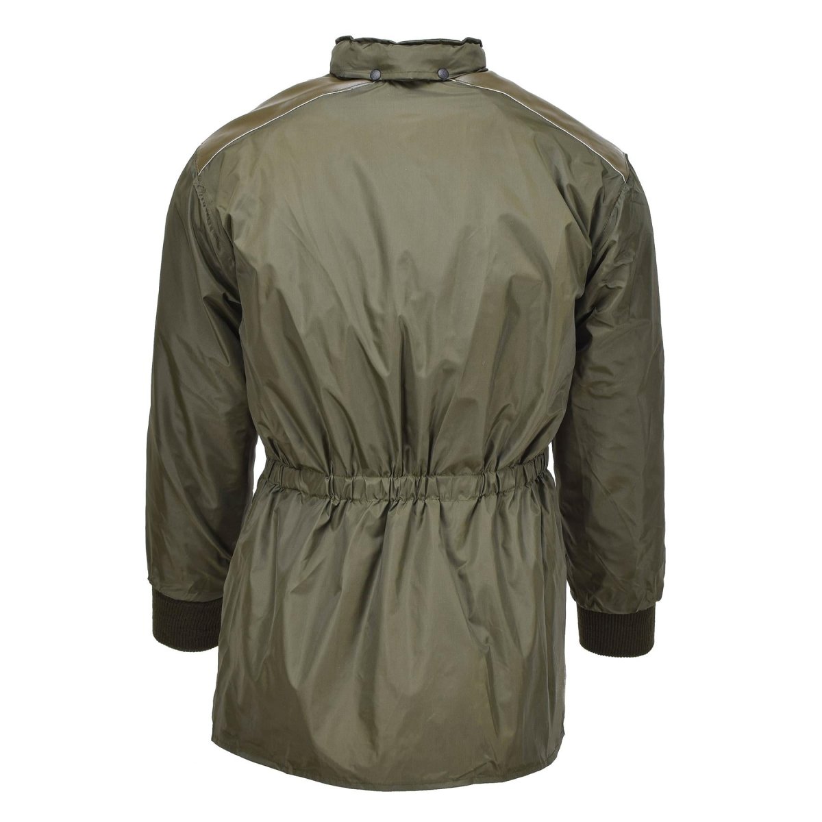 Veste de pluie originale des forces aériennes militaires italiennes, imperméable à capuche doublée olive NEUF