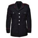 Original Italian military black wool carabinieri formal jacket red stripes NEW - GoMilitar