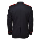 Original Italian military black wool carabinieri formal jacket red stripes NEW - GoMilitar