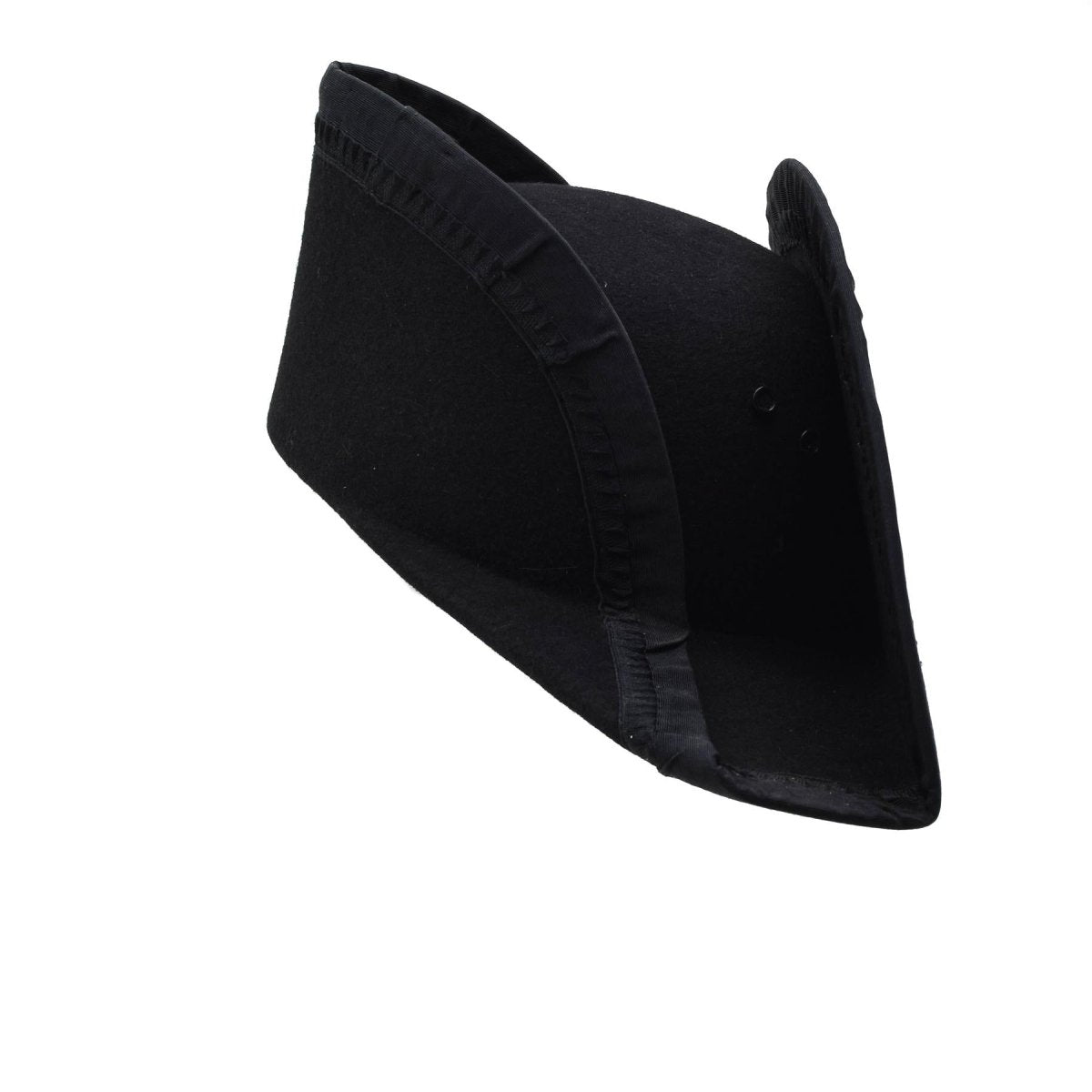 Original Italien Militaire Carabinieri Robe Chapeau Vintage Parade Noir