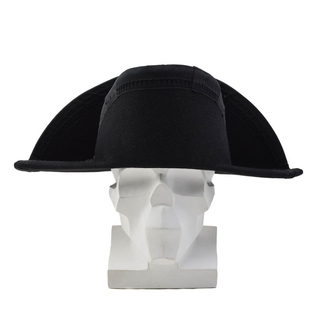 Original Italien Militaire Carabinieri Robe Chapeau Vintage Parade Noir