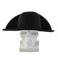 Original Italien Militaire Carabinieri Robe Chapeau Vintage Parade Noir