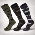Original Italien Militaire Esercito Chaussettes D'hiver Longues Hautes 3 Pack Camouflage