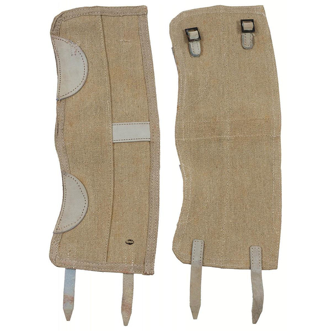 Guêtres militaires italiennes originales, couvre-jambes de l'armée, surplus d'armée kaki
