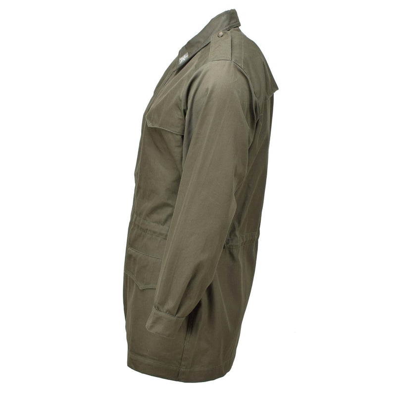 Parka militaire italienne originale avec doublure matelassée amovible olive NEUF